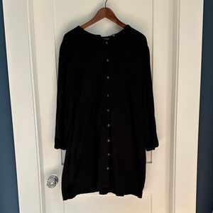 Richer Poorer cloud button up dress
